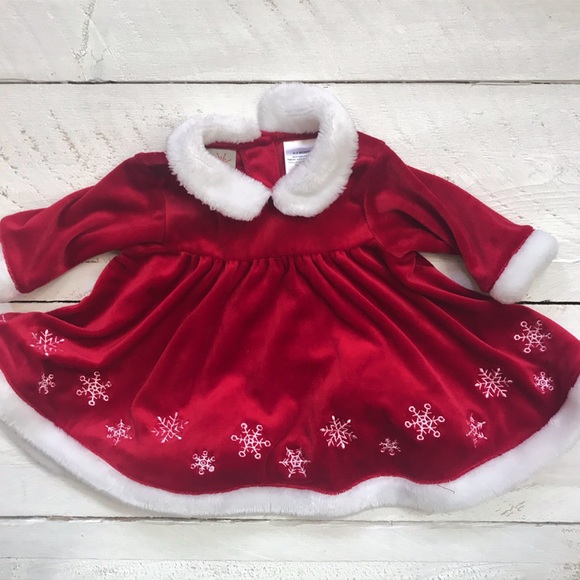 mrs claus dress for baby girl